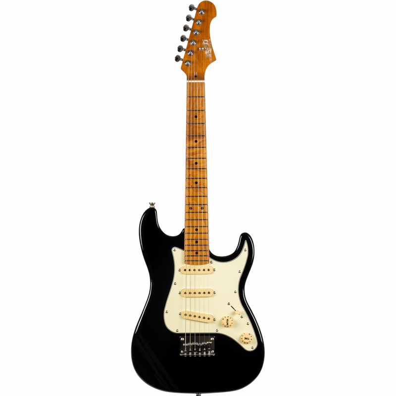 Jet Guitars JS-300 MINI BK Mini S-stijl SSS Zwart