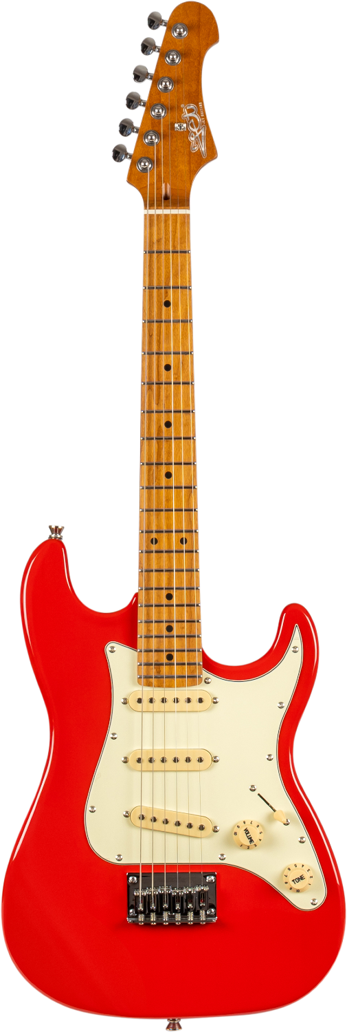 Jet Guitars JS-300 MINI RD Mini S-stijl SSS Rood