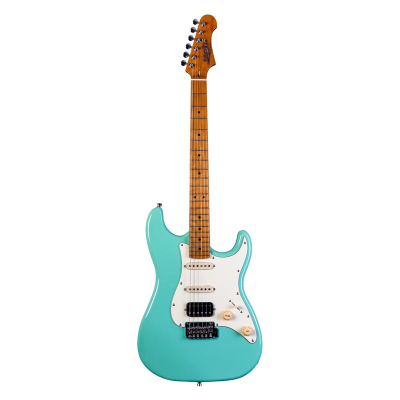 Jet Guitars JS-400 SFG S-stijl HSS Zeewier Groen