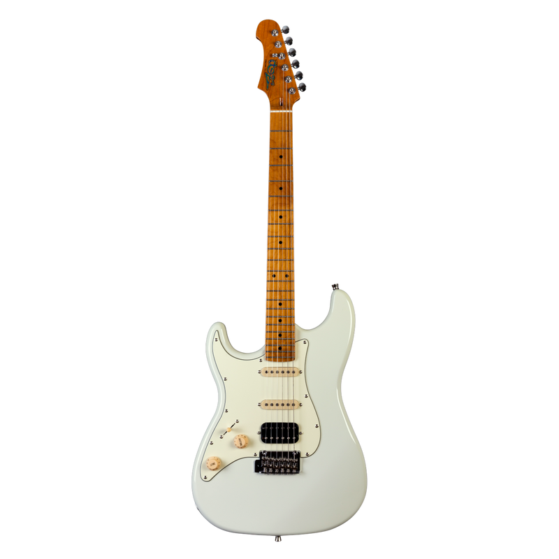 Jet Guitars JS-400 OW LH S-stijl HSS Linkshandig Wit