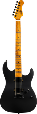 Jet Guitars JS-500 MBK S-stijl HH Matt Zwart