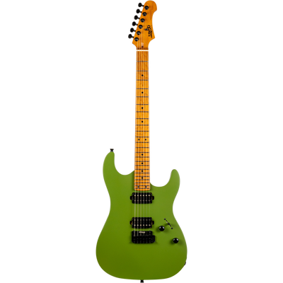 Jet Guitars JS-500 MGR S-stijl HH Matt Groen
