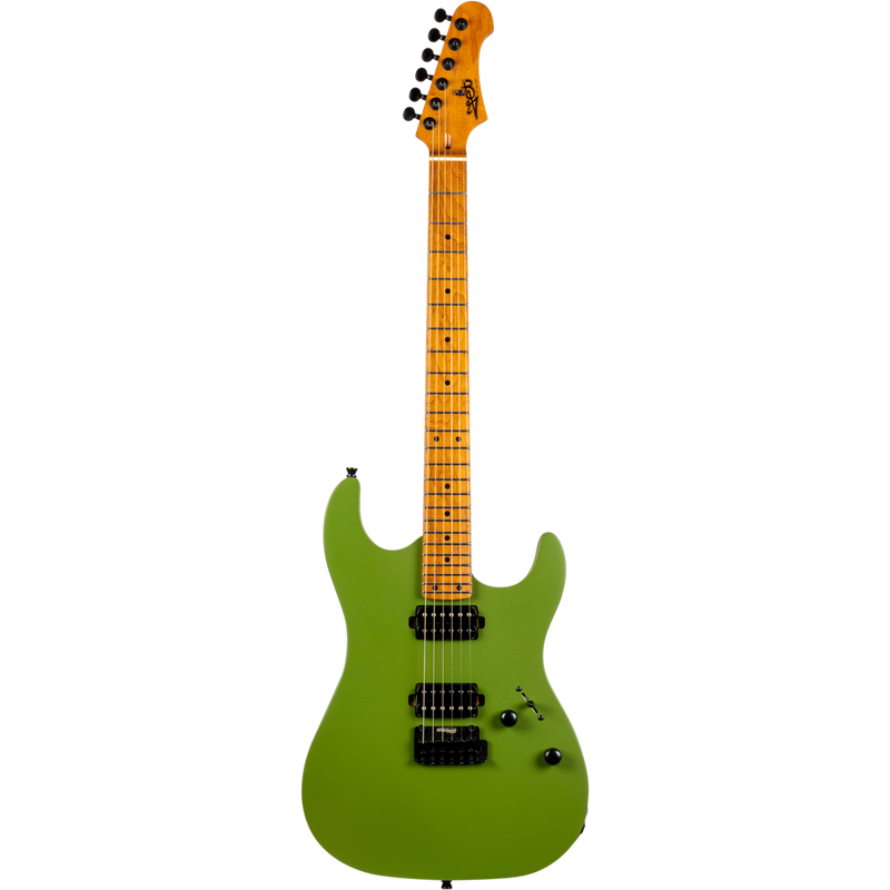 Jet Guitars JS-500 MGR S-stijl HH Matt Groen