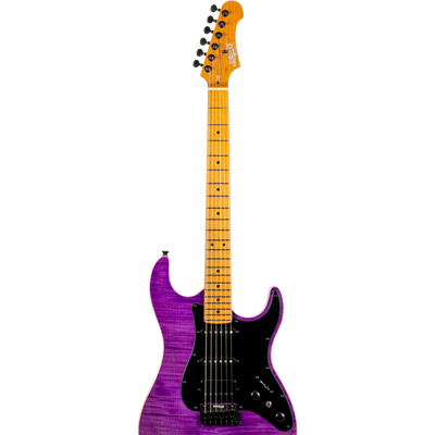 Jet Guitars JS-600 TPP S-stijl HSS transp. Paars
