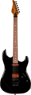 Jet Guitars JS-800 BKW HS S-stijl Zwart, Rozew. FB