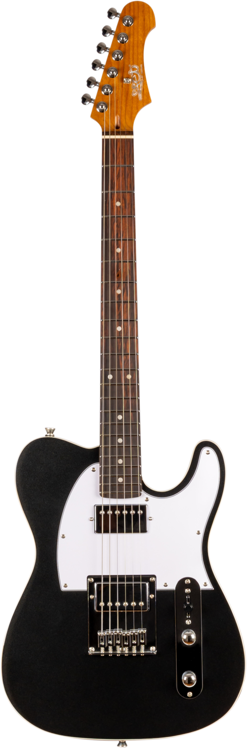 Jet Guitars JT-350 BKM H T-stijl HH Zwart, Rozenw. FB