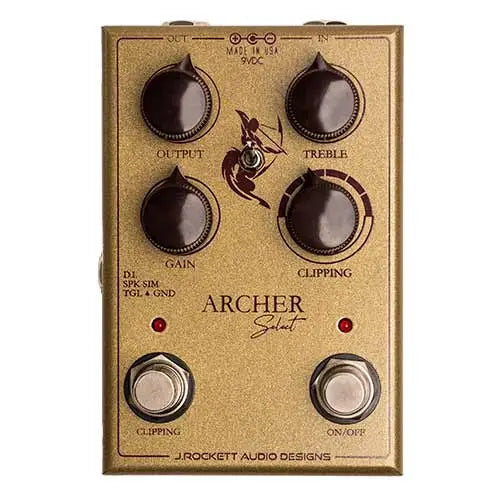 JJ Rocket Archer Select overdrive pedal