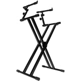 OnStage Pro Heavy Duty Single X Ergo Lok Keyboard Stand