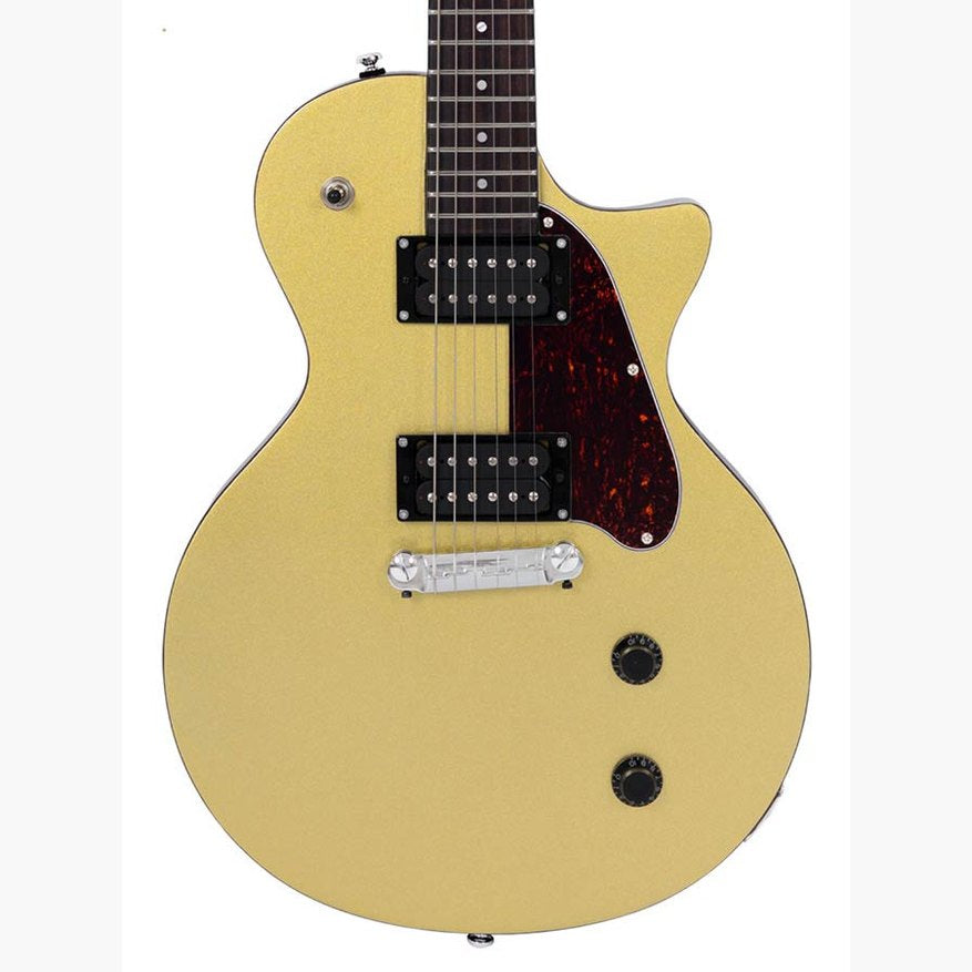 Sire L3 HH/GT mahogany electric guitar L-style, gold top westerhaven-muziek