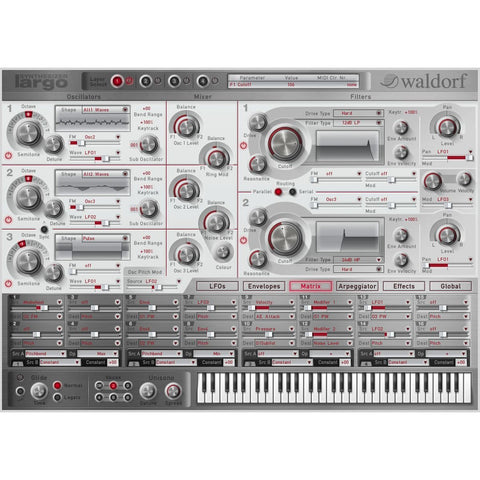 Waldorf Largo Software Synthesizer
