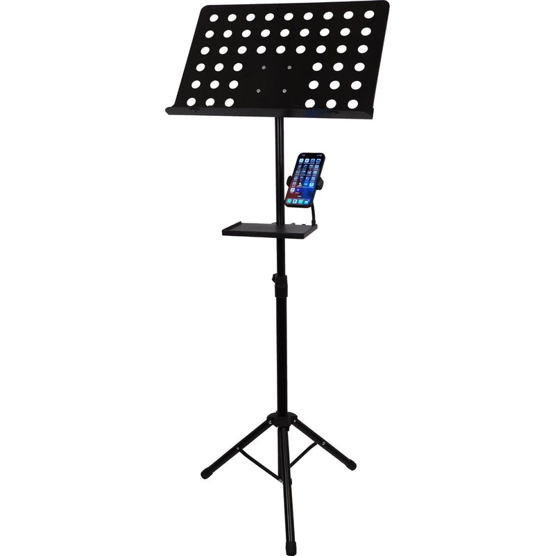 CLX Music Stand w/ Free Accessory Tray + Phone Clamp