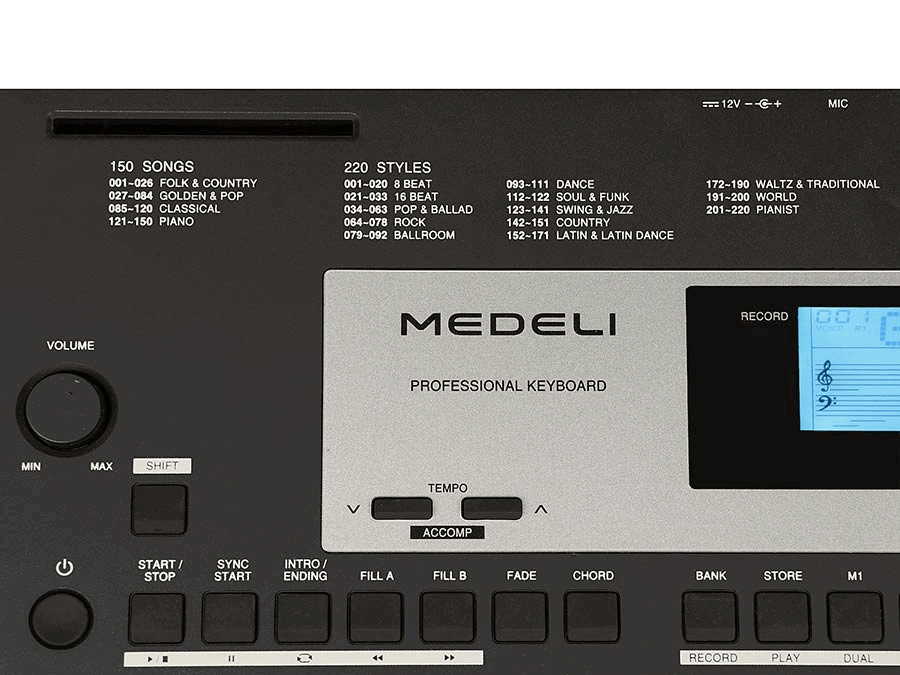 Medeli M331 keyboard