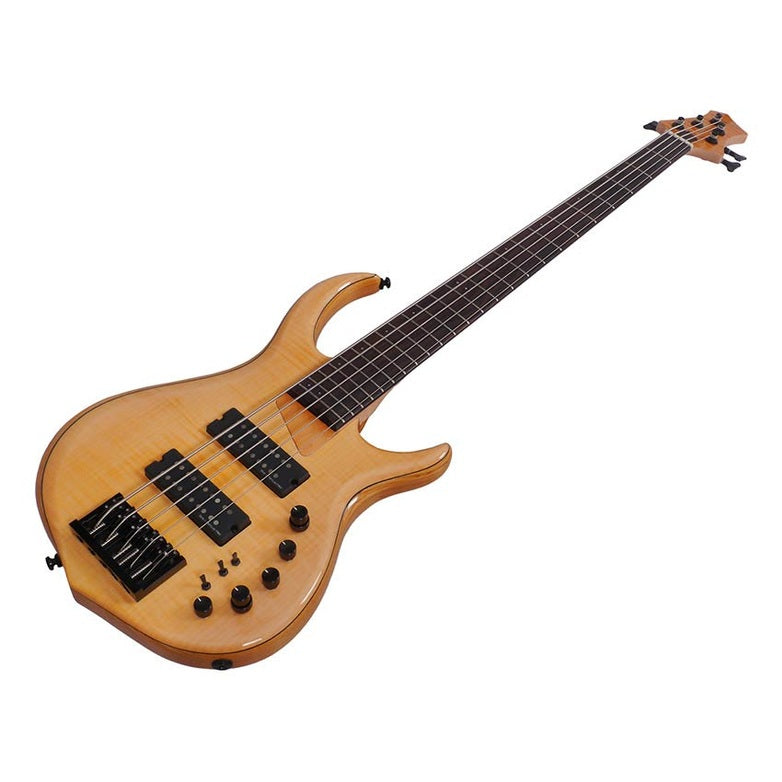 Sire M7+ S5/NT swamp ash + solid maple 5-string bass guitar natural westerhaven-muziek