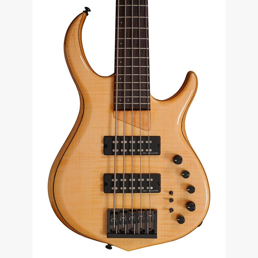 Sire M7+ S5/NT swamp ash + solid maple 5-string bass guitar natural westerhaven-muziek