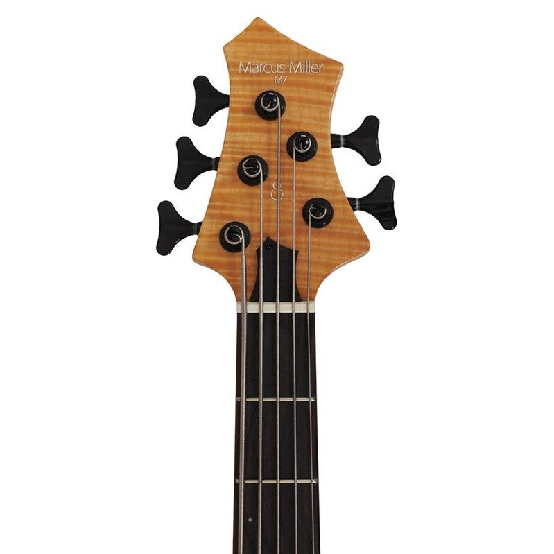 Sire M7+ S5/NT swamp ash + solid maple 5-string bass guitar natural westerhaven-muziek