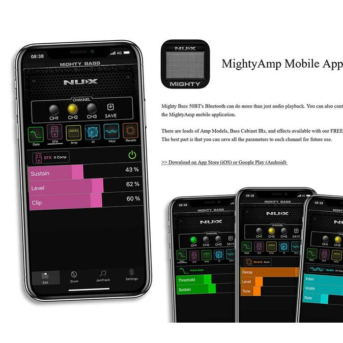 NUX MIGHTY-B50BT westerhaven-muziek