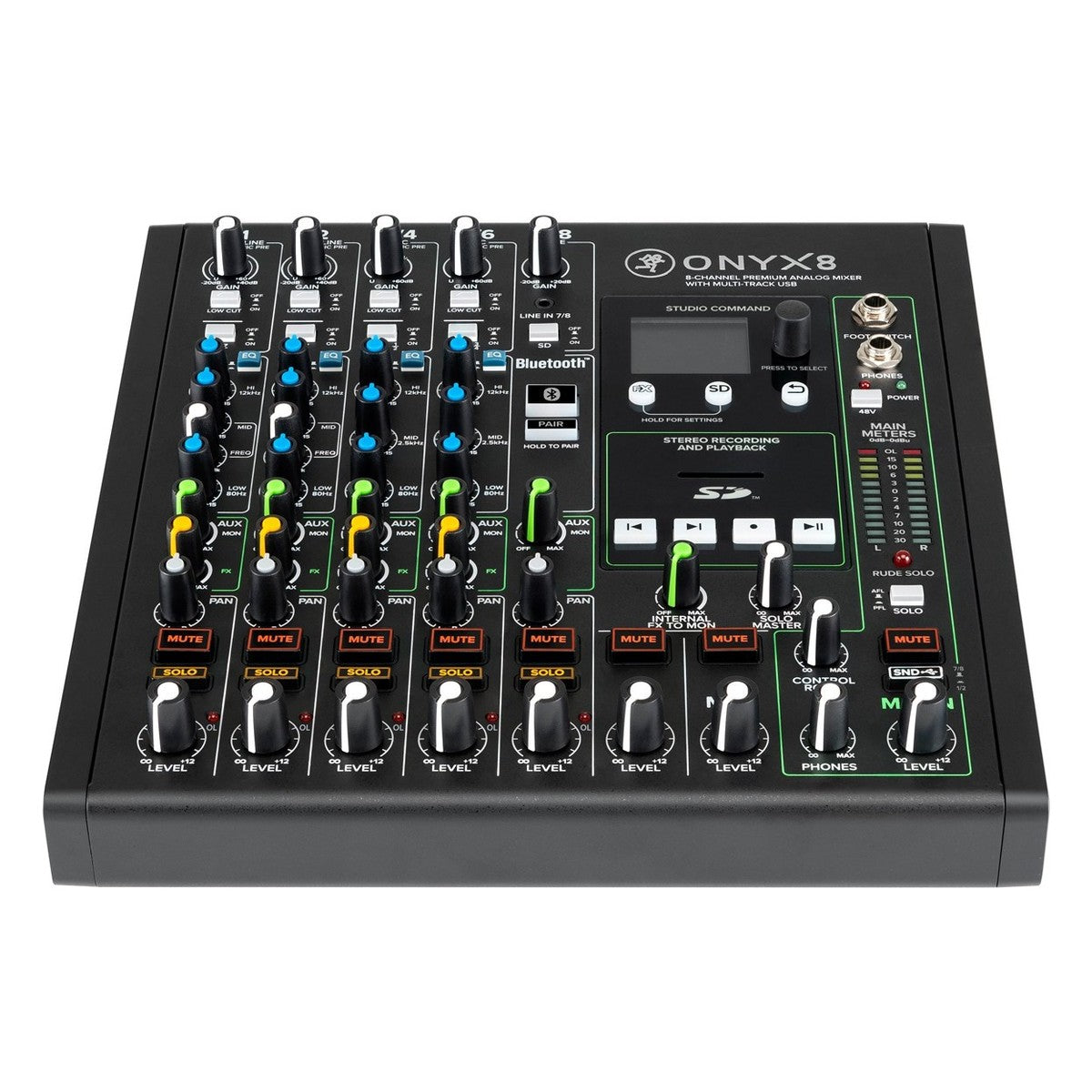 Mackie ONYX8 Mixer USB 8 kanalen + Effeten westerhaven-muziek