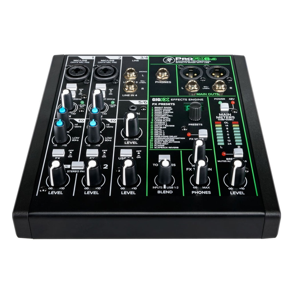 Mackie PROFX6V3 USB 6 kanalen + Effecten westerhaven-muziek
