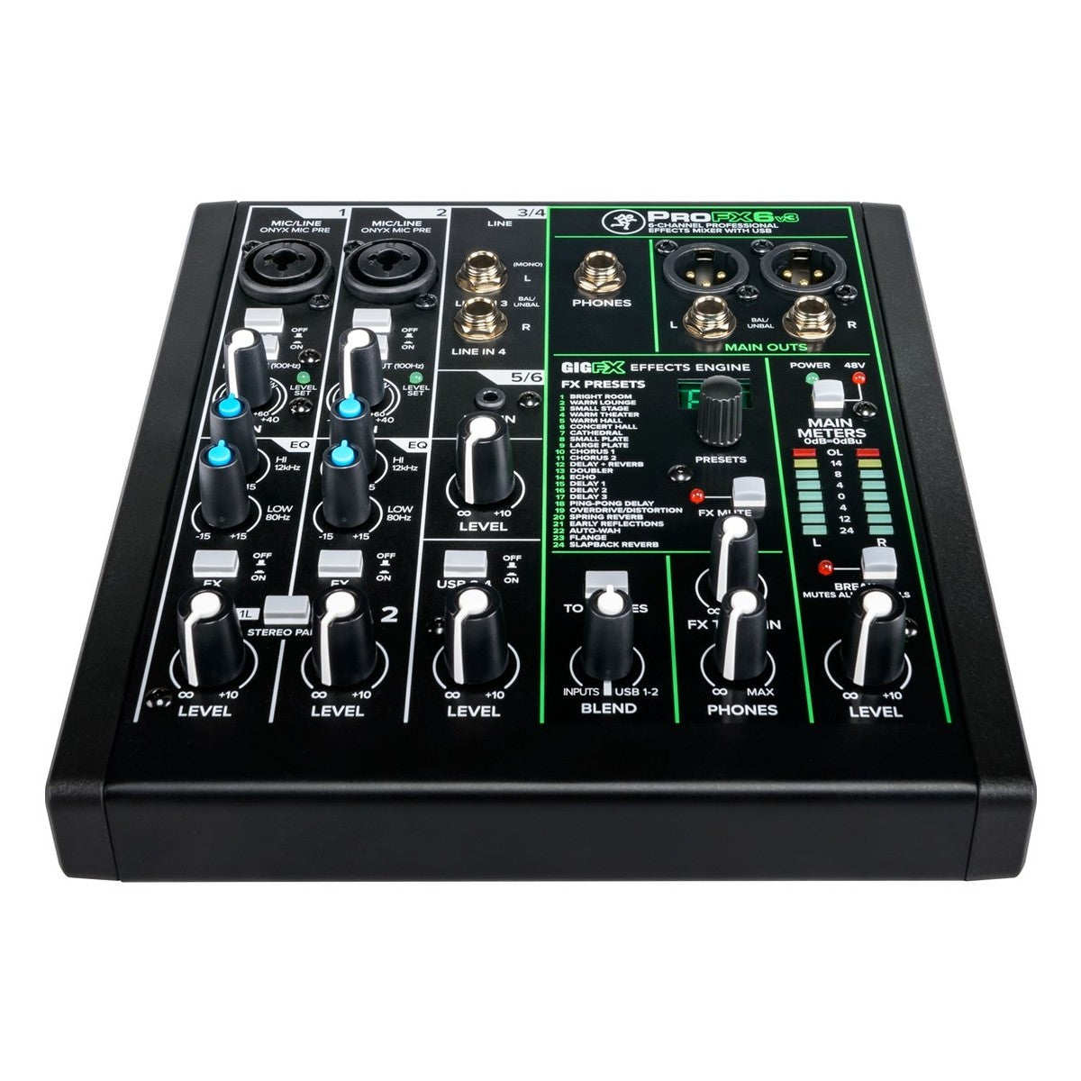 Mackie PROFX6V3 USB 6 kanalen + Effecten westerhaven-muziek