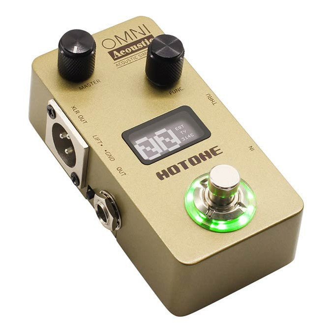 HoTone OMP-5 acoustic simulator pedal OMNI AC, with 9V PSU westerhaven-muziek