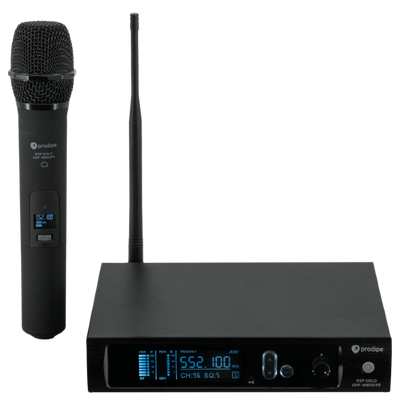 Prodipe M850 UHF SOLO F5 UHF wireless Solo Handheld system with F5 cardiod mic