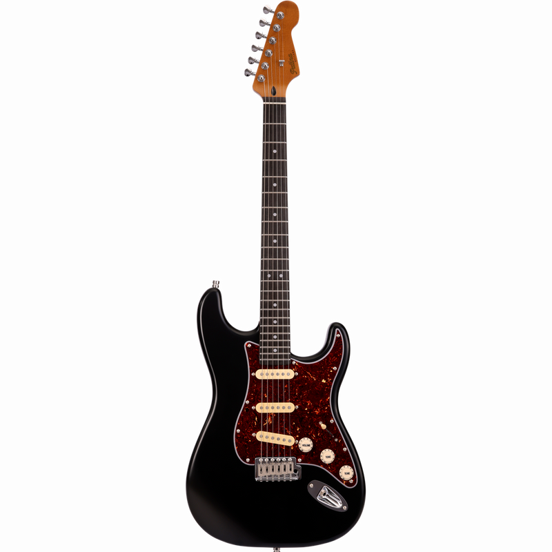Patina PS-3 BK S-stijl SSS Alnico V Zwarte Nitro afwerking