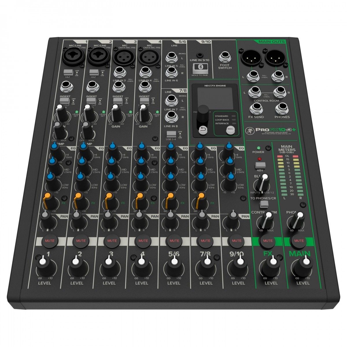 Mackie 10-Channel Analog Mixer w/ Enhanced FX USB Recording Modes And Bluetooth westerhaven-muziek