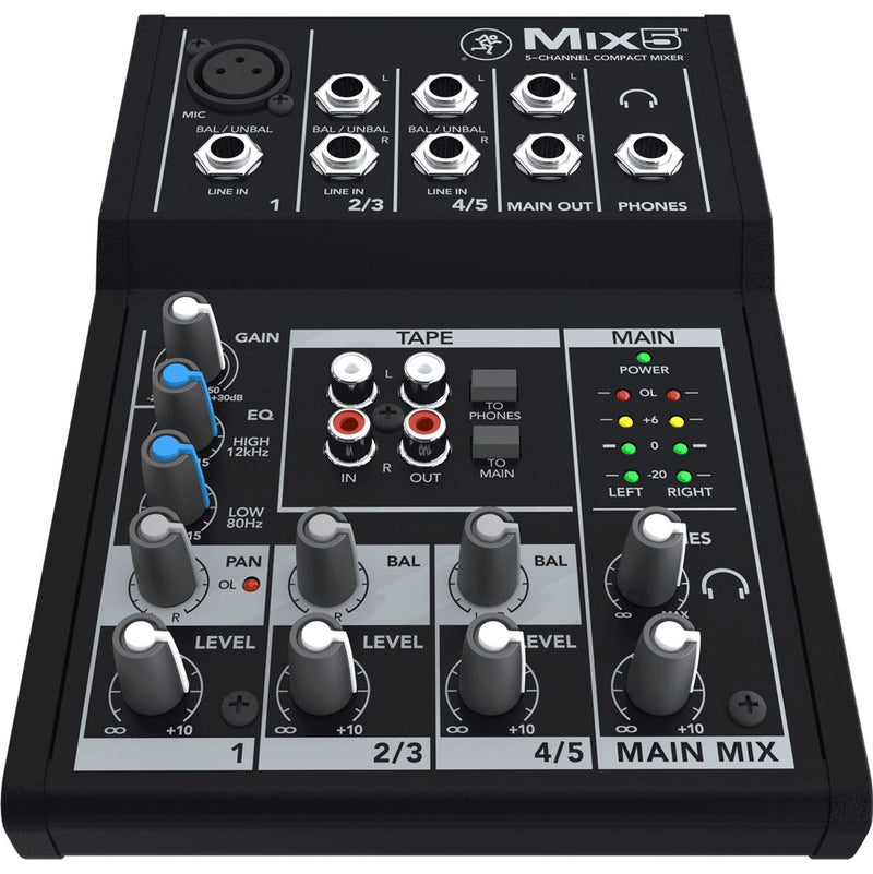 Mackie MIX5 Compact 5 Kanale 8 Inputs