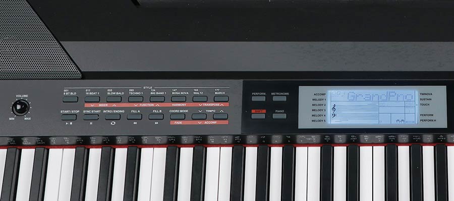 Medeli SP4200/BK digitale piano met begeleiding