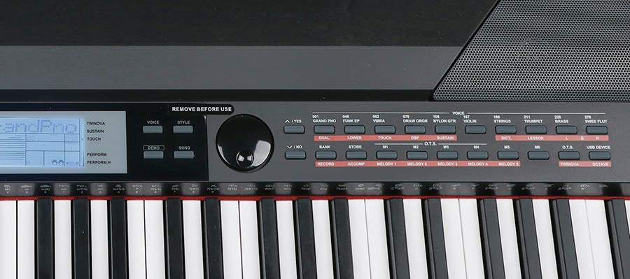 Medeli SP4200/BK digitale piano met begeleiding