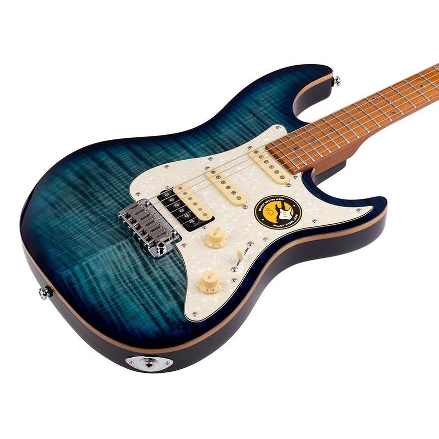 Sire Guitars S7FM Transparent Blue westerhaven-muziek