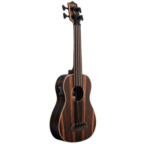Kala Striped Ebony Fretted Acoustic-Electric U-BASS