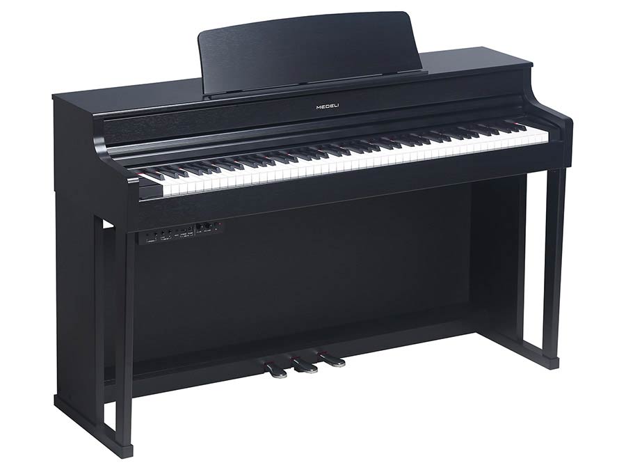 Medeli UP405E/BK digital upright piano zwart
