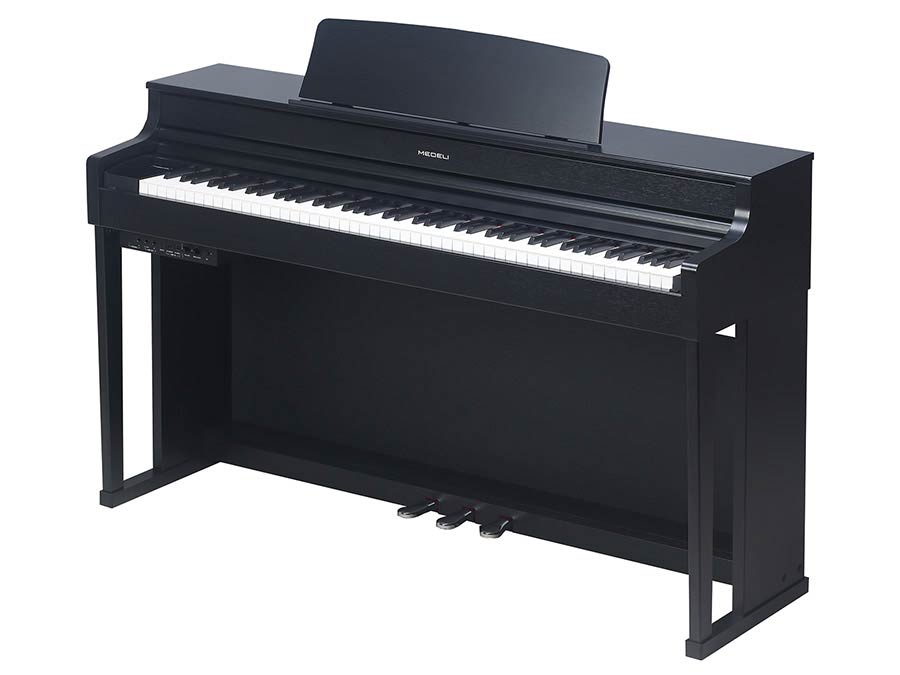 Medeli UP405E/BK digital upright piano zwart