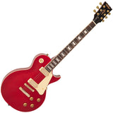 Vintage V100 Guitar - Flamed Maple - Thru Black