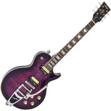 Vintage Electric Guitar-Twin Soapbar - Gloss Black