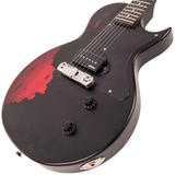 Vintage V120 ICON ~ Distressed Black Over Cherry Red