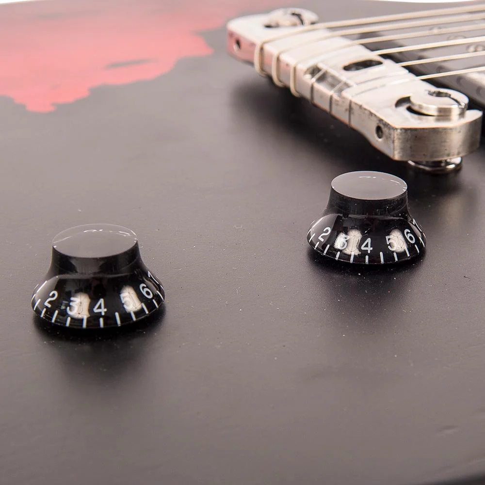 Vintage V120 ICON ~ Distressed Black Over Cherry Red