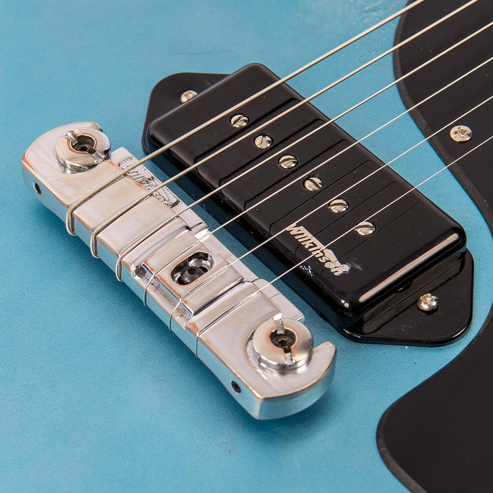 Vintage V120 ICON ~ Distressed Gun Hill Blue Over Sunburst westerhaven-muziek