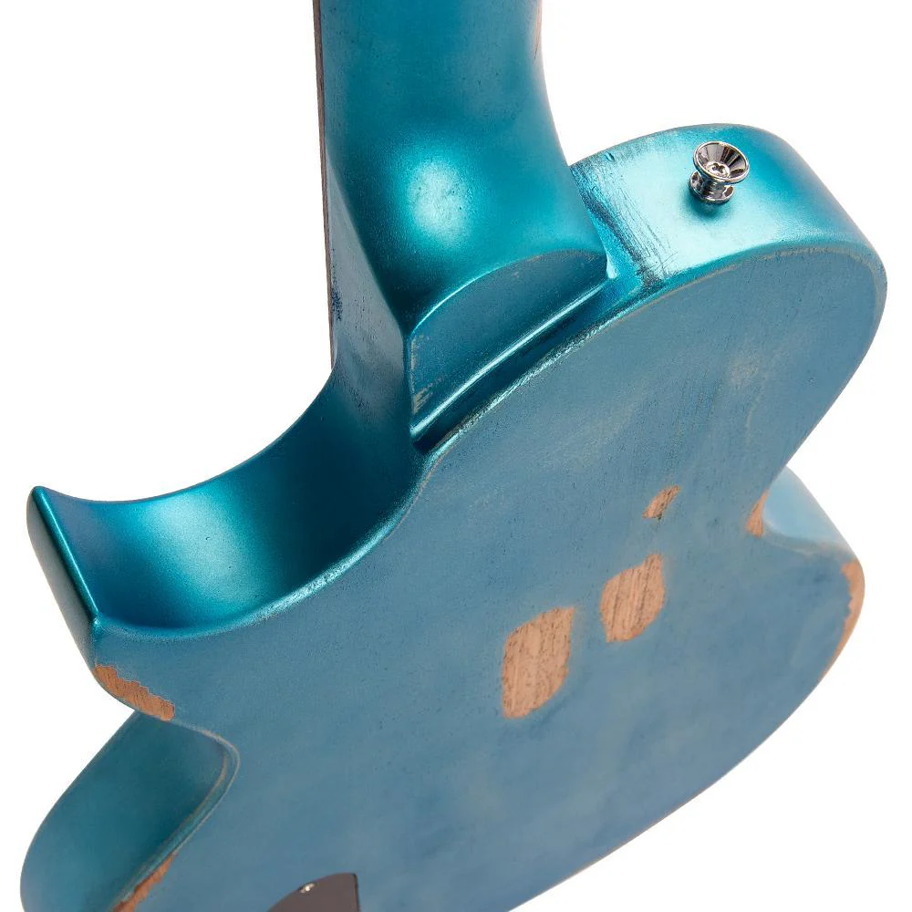 Vintage V120 ICON ~ Distressed Gun Hill Blue Over Sunburst westerhaven-muziek