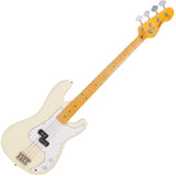 Vintage V4 Bass-Maple Neck-Vintage White
