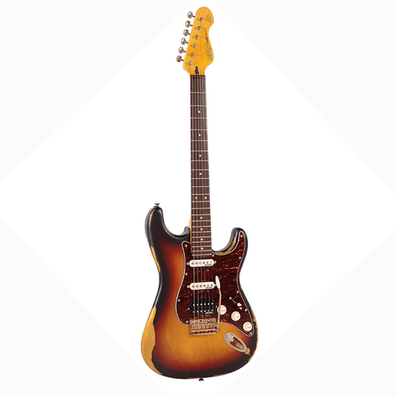 V6H ICON Distressed Sunset Sunburst