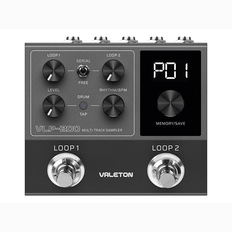 Valeton VLP-200 looper pedal with drum patterns westerhaven-muziek