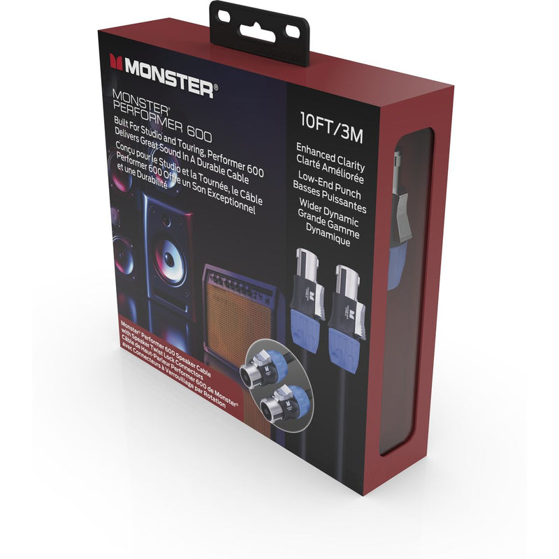 Monster Cable 1.8m Combo Amp Sp. Cable 1/4 To Faston - Monster Performer