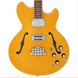 Vintage VRS450N Supreme Semi Acoustic Bass Natural