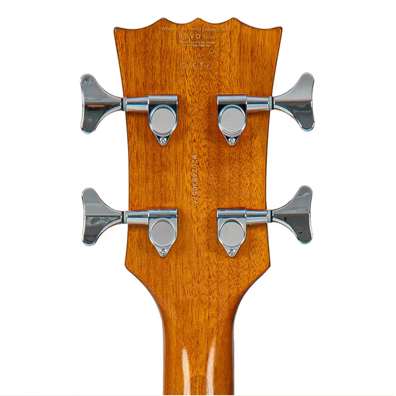 Vintage VRS450N Supreme Semi Acoustic Bass Natural westerhaven-muziek