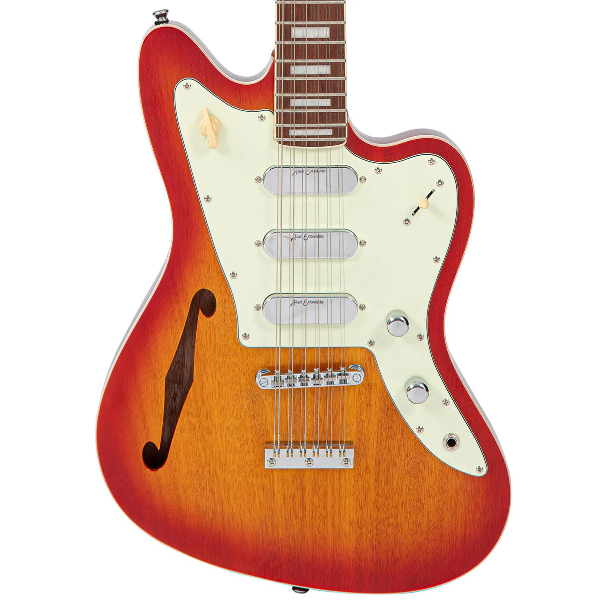 Vintage Revo Series Surfmaster Thinline 12 - Sunburst westerhaven-muziek
