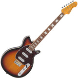 Vintage Revo Series Integra Guitar - Greenyellow Burst