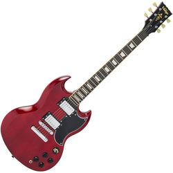 Vintage VS6 Guitar - Cherry Red