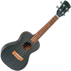 Laka Sapele Series Concert Ukulele &0 Bag - Midnight Blue
